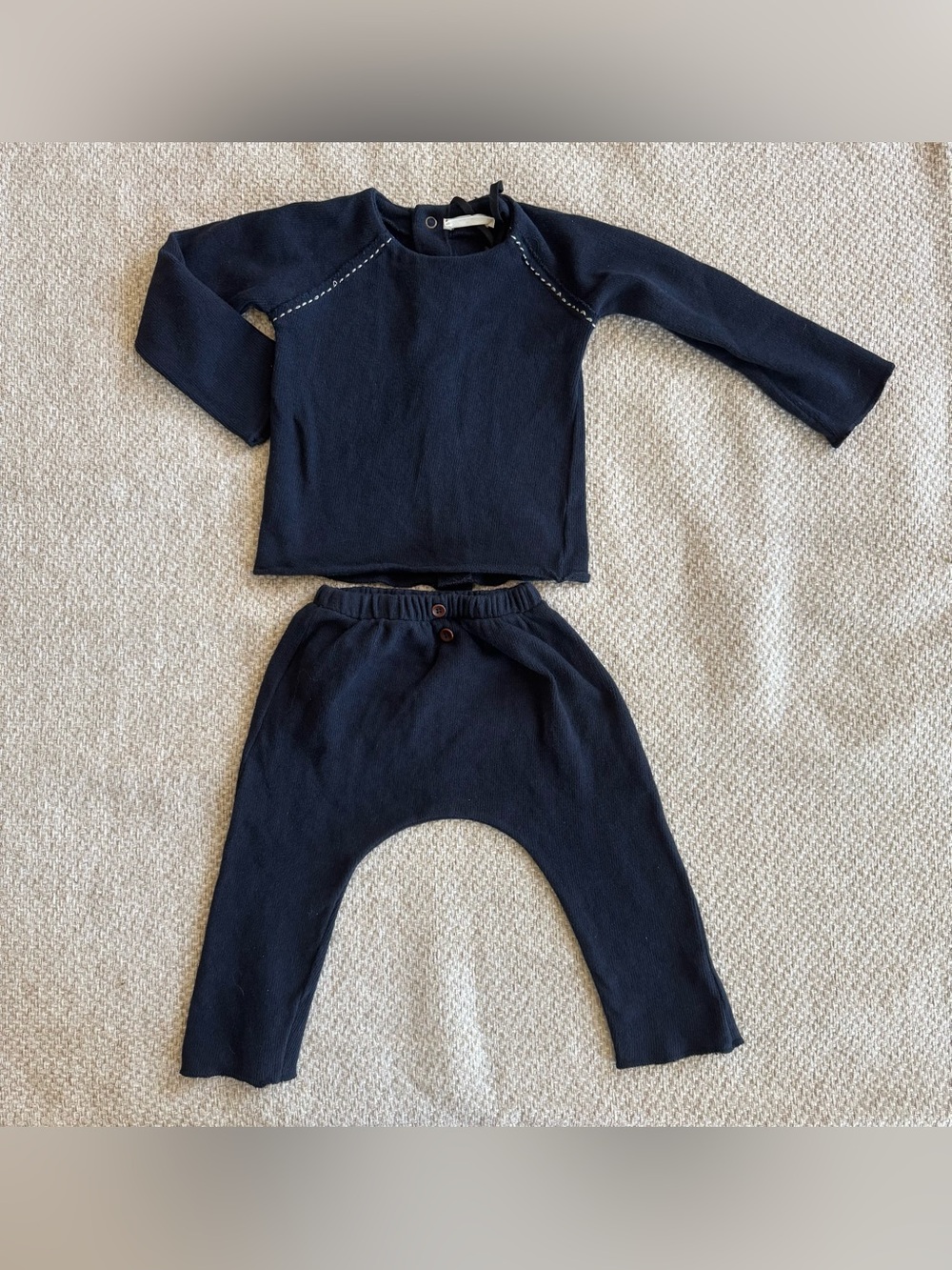 1+ IN THE FAMILY fleece set 9m